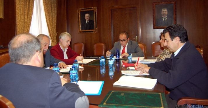 La reunión de seguimiento de la Diputación.