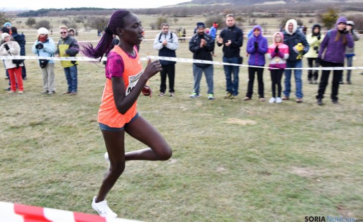Masai encarando en Valonsadero su llegada a meta. / SN