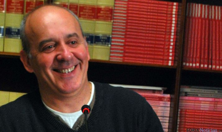 Enrique García, de IU, este miércoles en rueda informativa. / SN