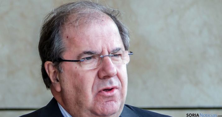 Herrera avanzaba datos económicos en Burgos este lunes. / Jta.