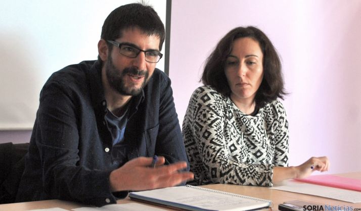 Ángel Alberto Flores y Ana Isabel García este lunes. / SN