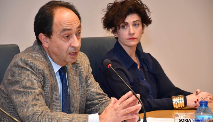 Manuel López y Noemí Molinuevo este lunes. / Jta.
