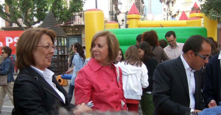 Romero, (izda.), Irigoyen y Rey este jueves.