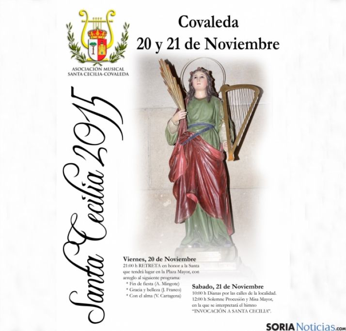 La agrupación musical honra a su patrona.