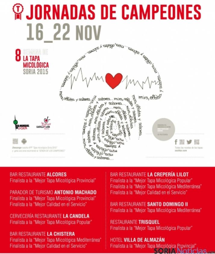 Recta final de la Tapa Micológica.