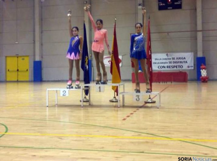 El Club Patín Soria se trae un oro, una plata y un bronce de Colmenar Viejo