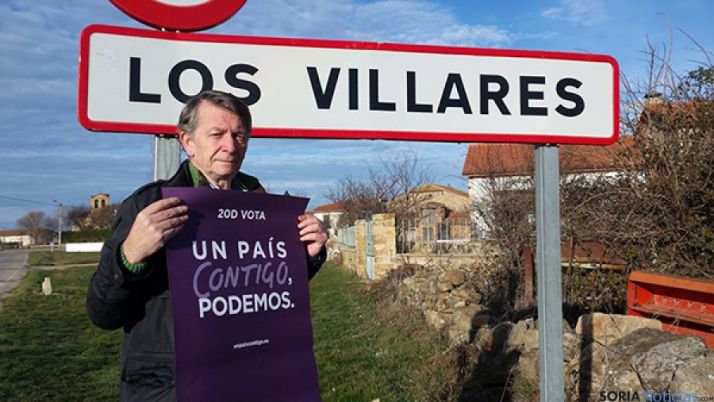 Carmelo Romero, candidato al Congreso por Podemos Soria