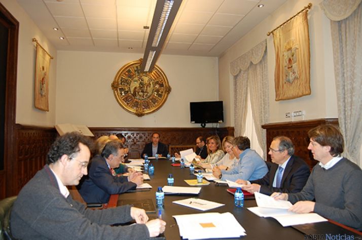 Reunión del Patronato de la Uned de Soria.