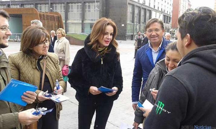 Clemente participa en la campaña del PP de Soria.