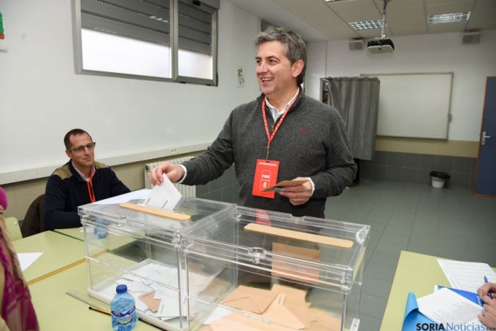 Antón (PSOE) pide que resultado electoral sea positivo para Soria