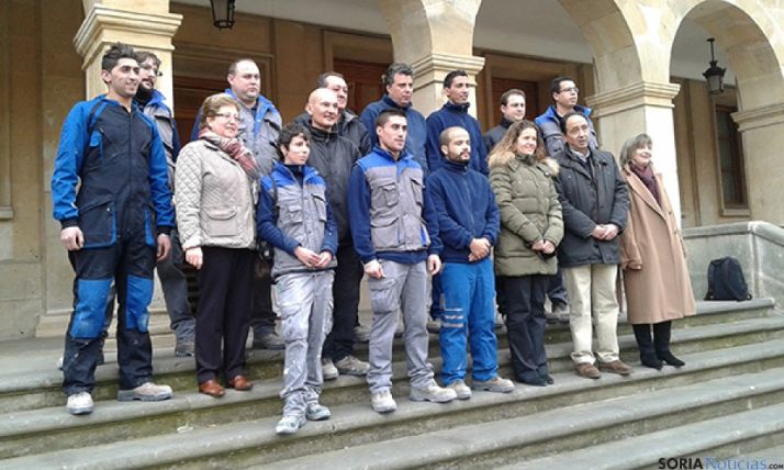 Alumnos y profesores de Duero VIII