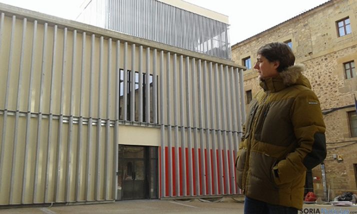 Martínez, en una visita al mercado de abastos.