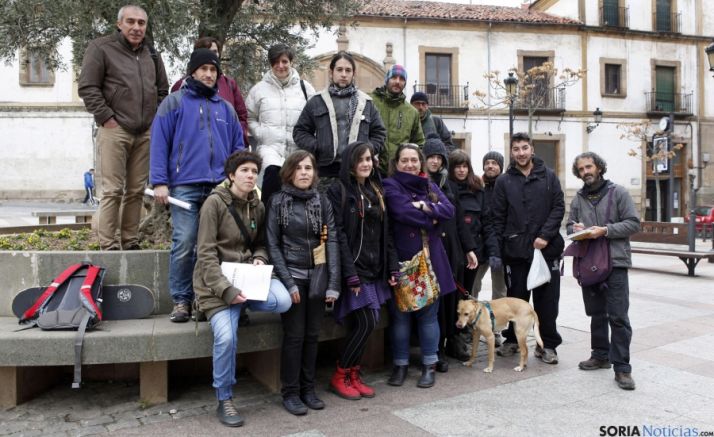 Representantes de las asociaciones integradas en el proyecto. 