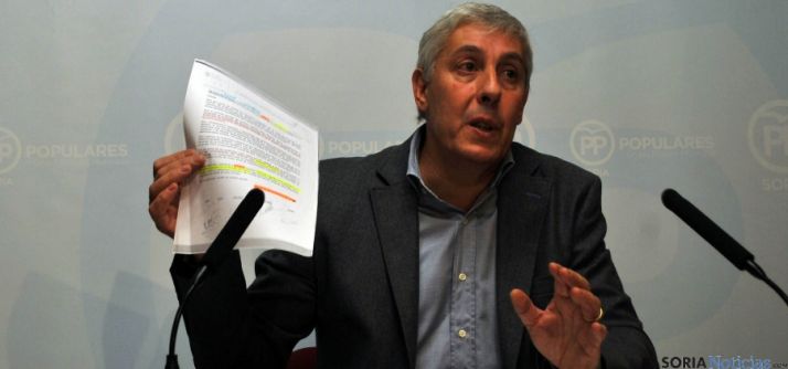 Alberto Rodríguez, del PP, este martes. / SN