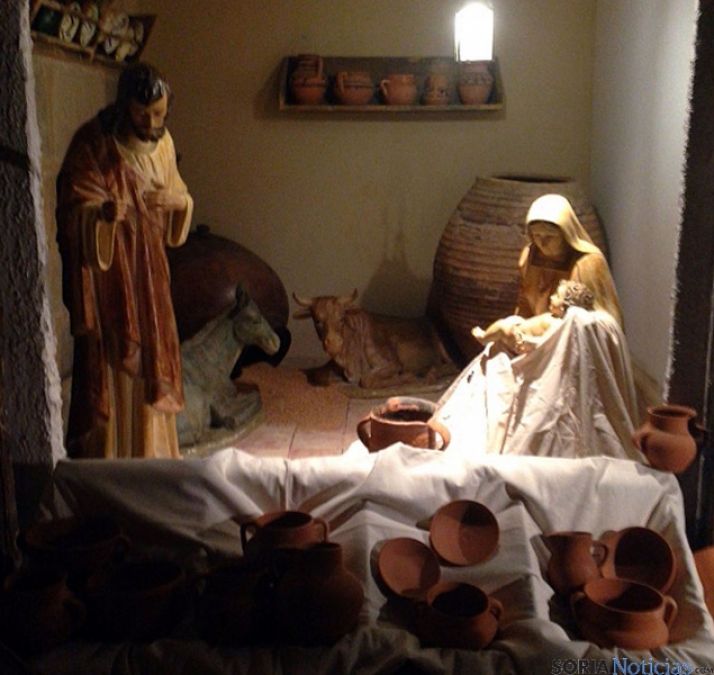 El portal de este año en Ágreda./SN 