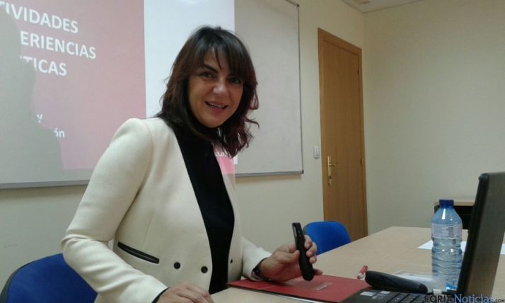 Ana Zapardiel, este martes en la Cámara./SN