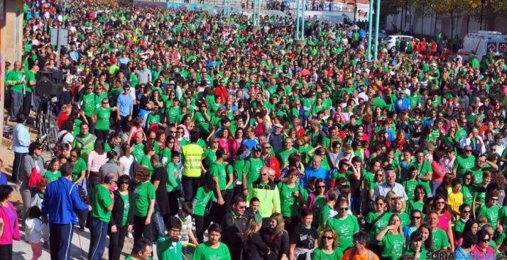 Imagen del III Camino contra el Cáncer en Soria. / SN