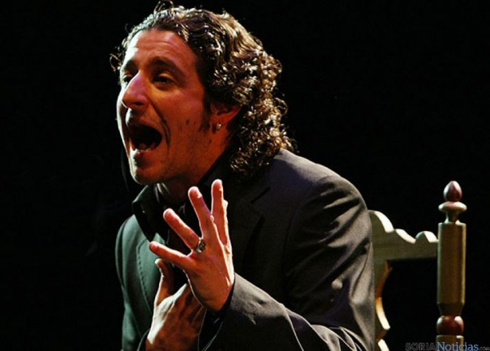 El cantaor gaditano, en Soria.