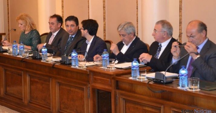 Diputados del PP en el pleno de Diputación