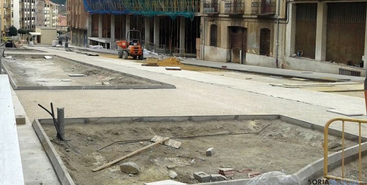 Imagen de la calle Doctrina este mismo viernes. / SN