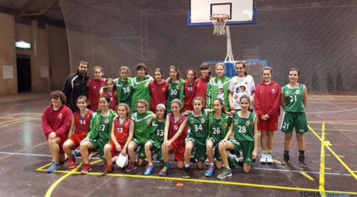El equipo de basket soriano.