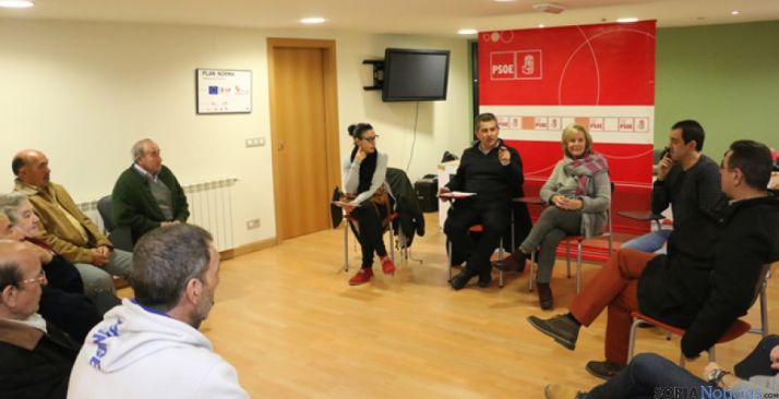 Acto socialista en San Leonardo de Yagüe