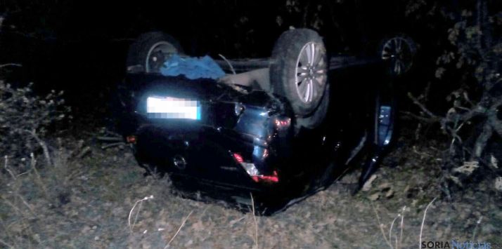 Estado de uno de los vehículos involucrados./SN