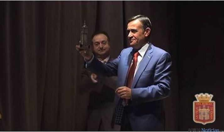 Homenaje a Antonio Pardo en El Burgo de Osma y lectura del pregón de Navidad