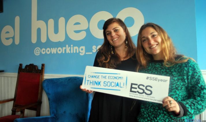 Victoria Molinero y Elena Delmes (dcha.)./SN