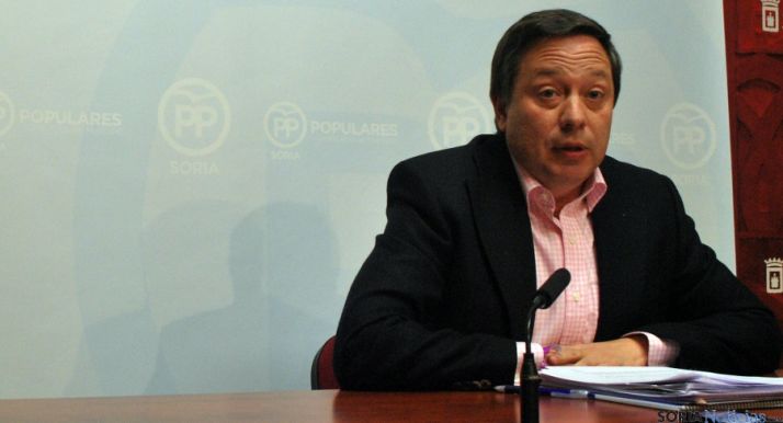 Sainz, concejal del PP este miércoles. / SN