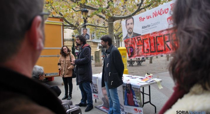 Sarrión, con los candidatos sorianos. / SN