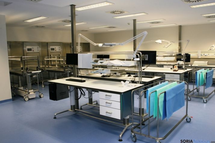 Unidad de esterilización del Clínico