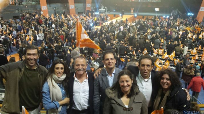 Ciudadanos de Soria, con Albert Rivera en Madrid