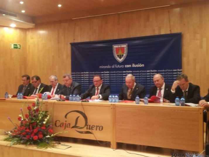 Asamblea del Numancia, presidida por Francisco Rubio