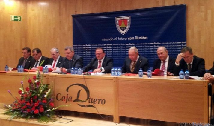 Asamblea general del CD Numancia este año. / SN