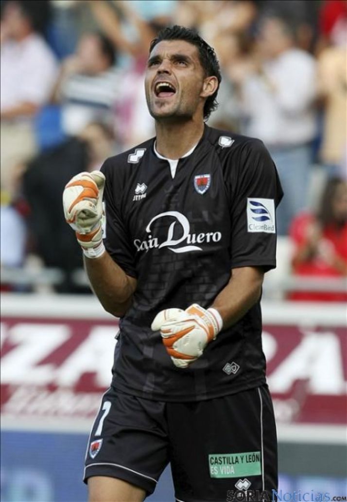 Juan Pablo, en el Numancia.