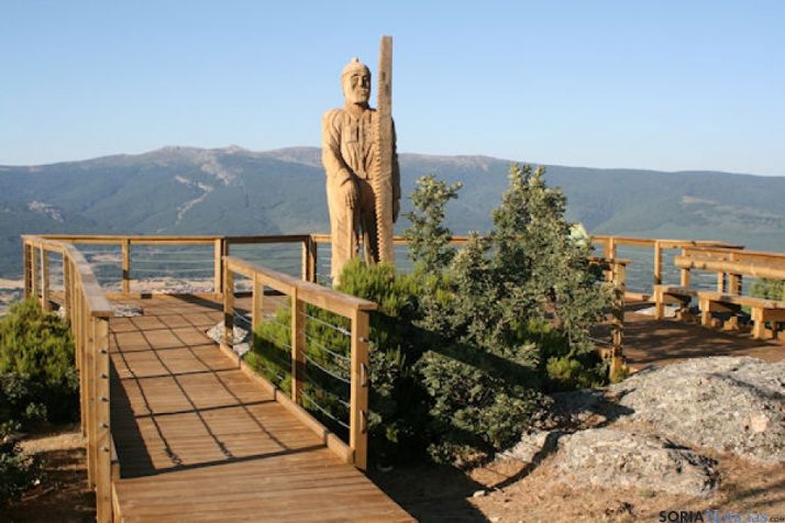 Mirador en Duruelo de la Sierra.