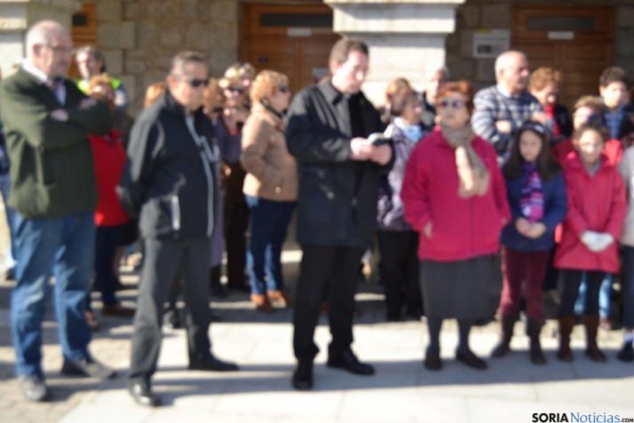 Concentración de repulsa en Hontoria del Pinar