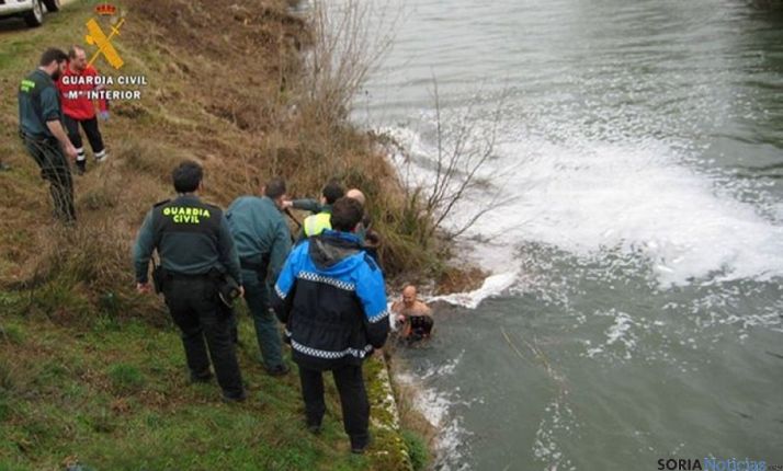 Imagen del rescate del menor./Epcyl