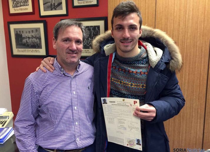 Pablo, (izda.) con Eduardo Rubio. / CDN