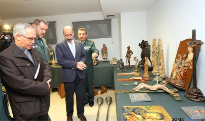 Algunas de las piezas recuperadas./EPCYL