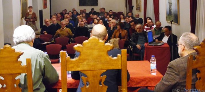 Asistentes  al encuentro procedentes de Soria y de las provincias vecinas