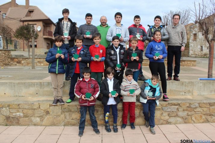 Ganadores del trofeo en las diferentes categorías