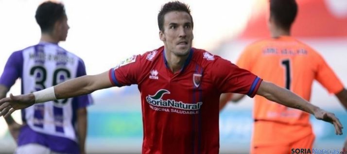 El delantero numantino Óscar Díaz./SN