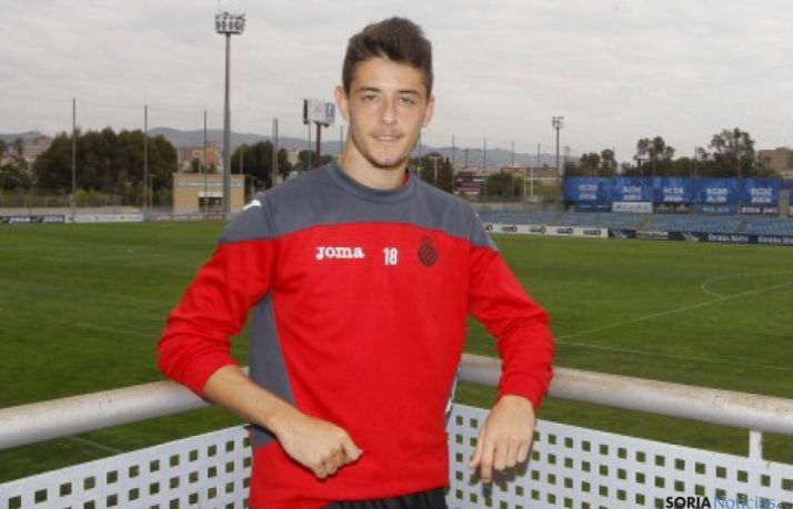 El nuevo delantero para el Numancia./CDN