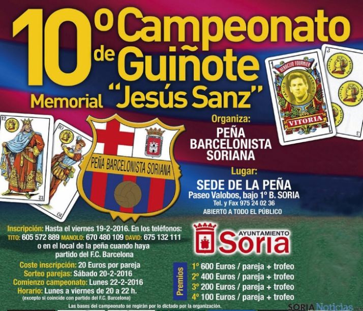 El torneo, a partir del 22.