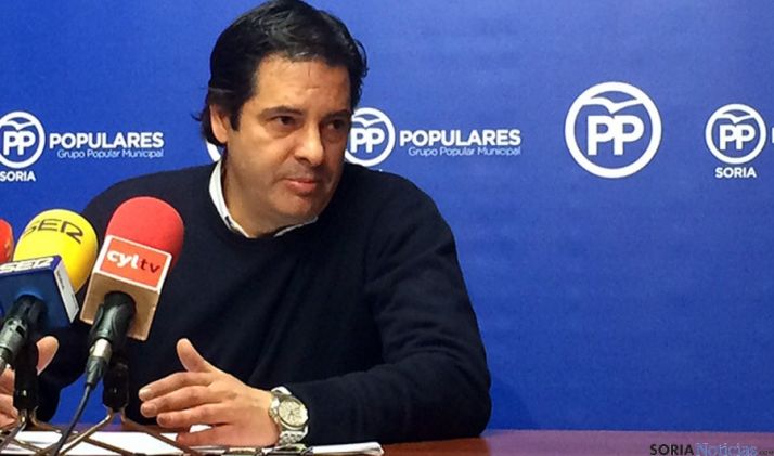 El concejal del PP municipal, Javier Martín.