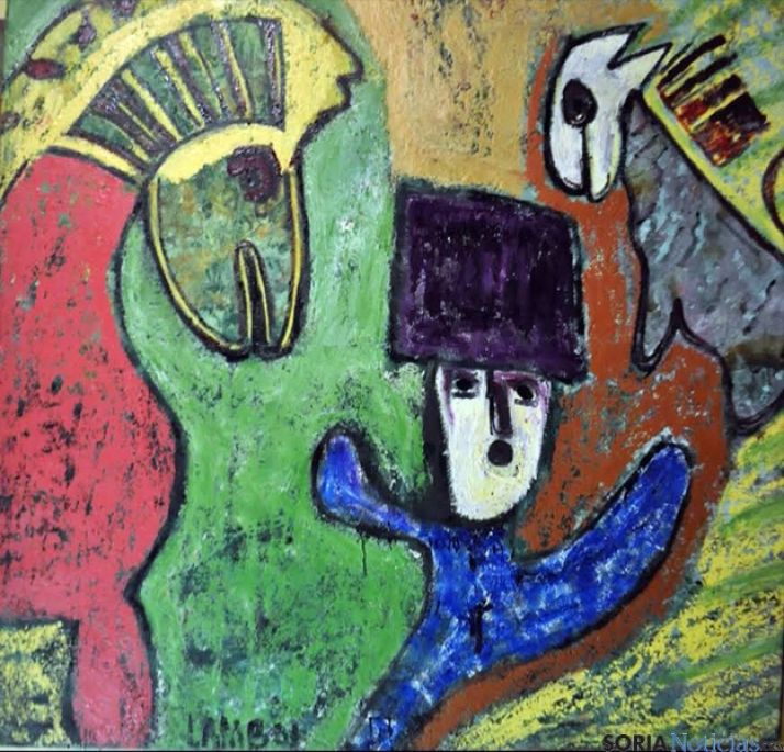 Una de las obras de la muestra.