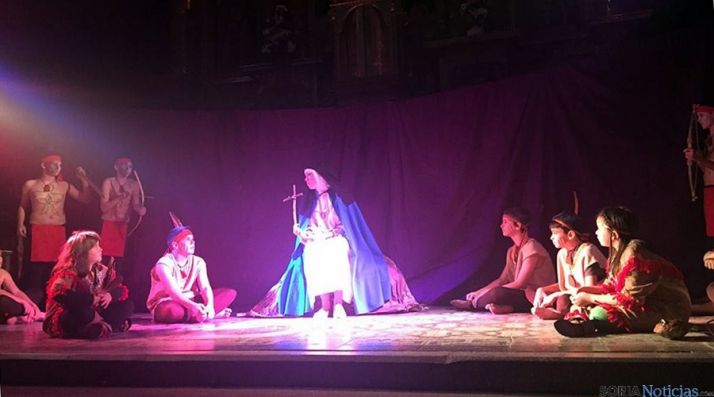 Una de las escenas de la obra. 