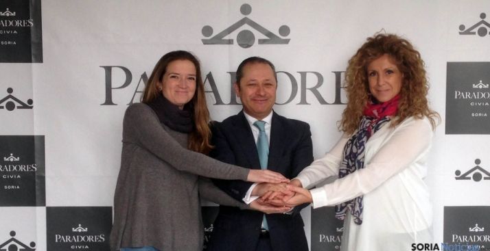 Martínez, (izda.), Vieites y Liso.